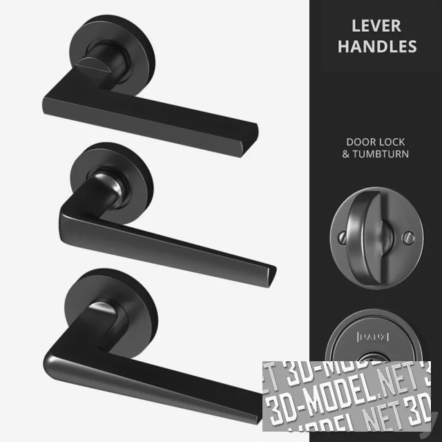 3d-модель Дверные ручки от NANZ & Company