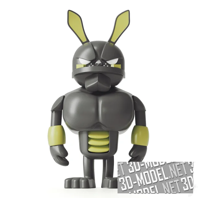 3d-модель Фигурка Violent rabbit