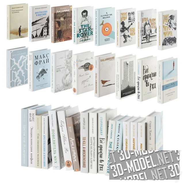 3d-модель Книги для подростков