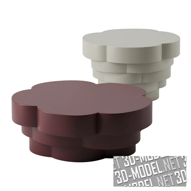 3d-модель Кофейные столики Idda от La Cividina