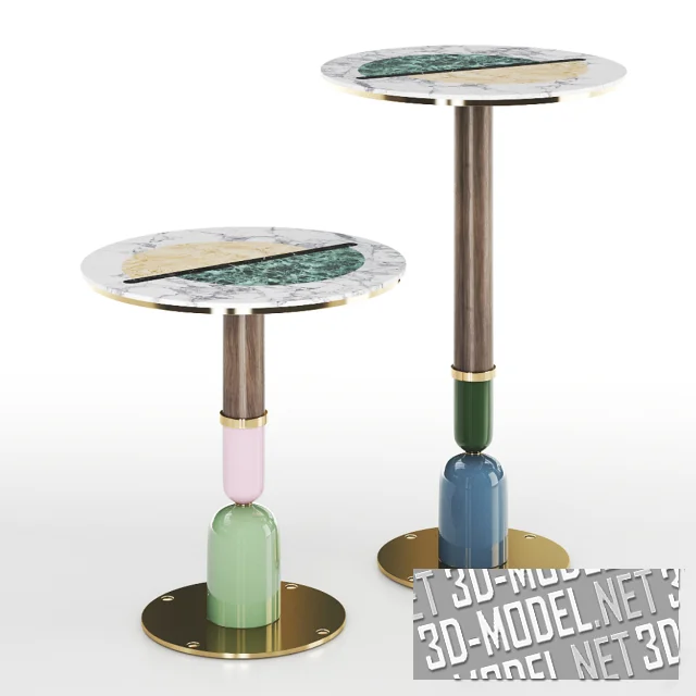 3d-модель Кофейный и барный стол FOSTER от Mezzo Collection