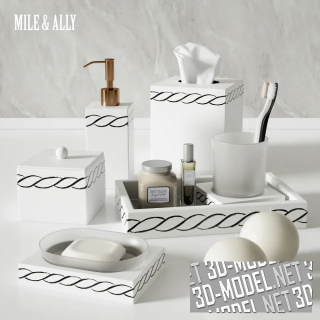 3d-модель Комплект аксессуаров от Mike & Ally