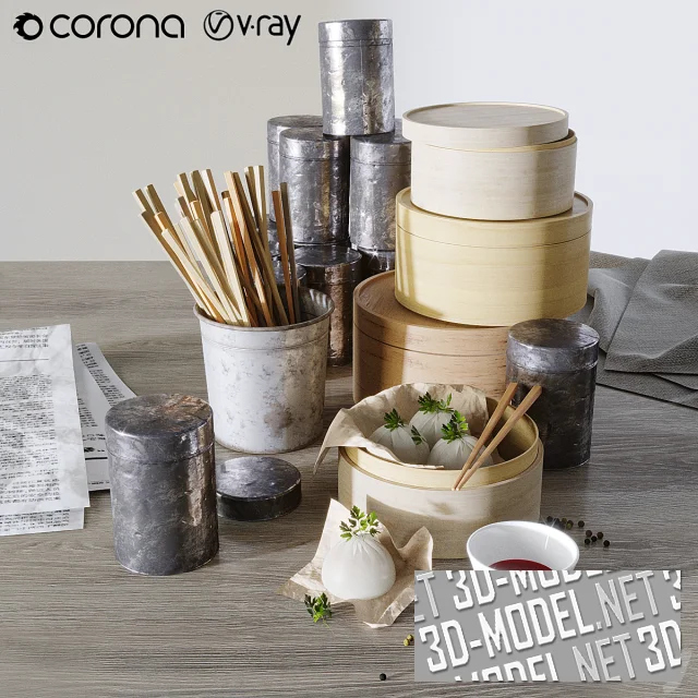 3d-модель Композиция с дим-самом