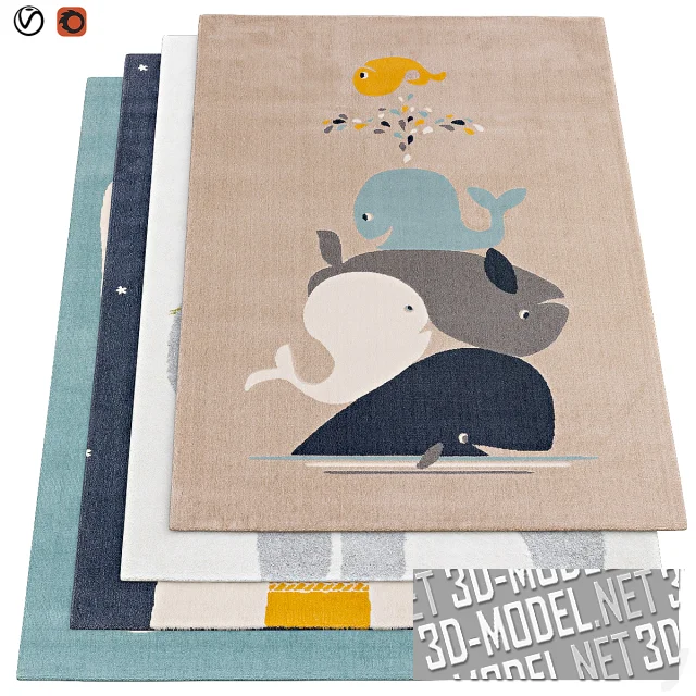3d-модель Ковры Benuta для детской комнаты
