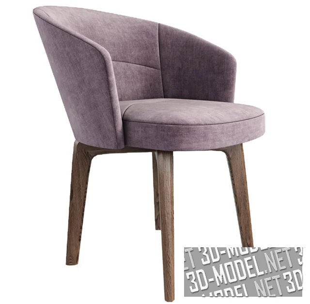 3d-модель Кресло Amelie, 4 цвета