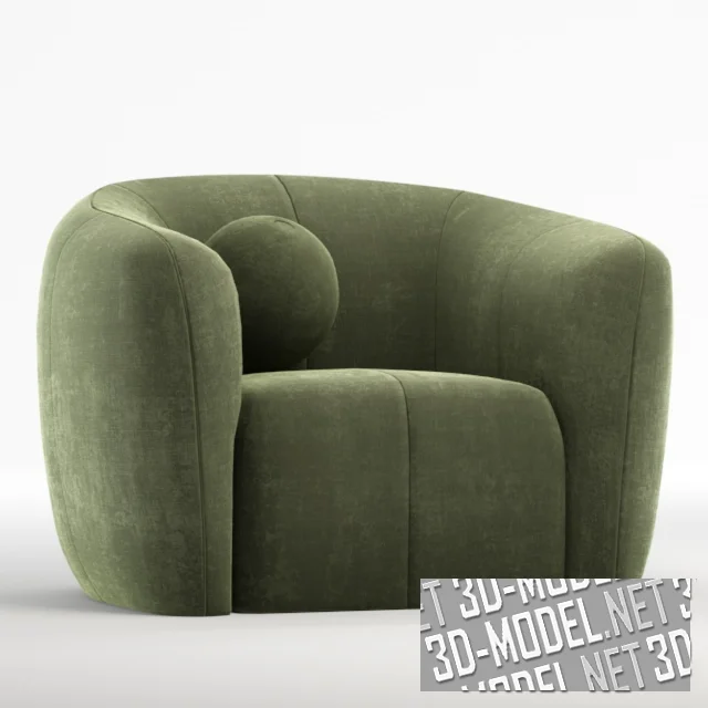 3d-модель Кресло Arhaus Fresno