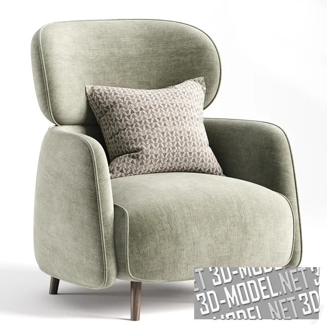 3d-модель Кресло LUNA skdesign