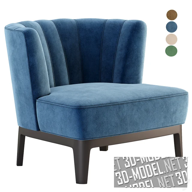 3d-модель Кресло Sessel KIPLING от Grilli