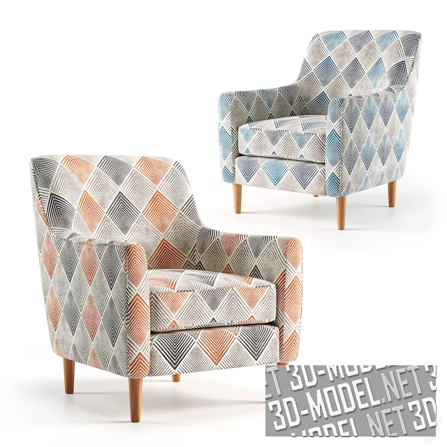 Кресло Sven Sunset, Denim