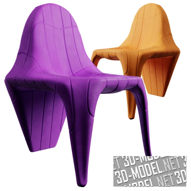 3d-модель Кресло Vondom F3 от Fabio Novembre
