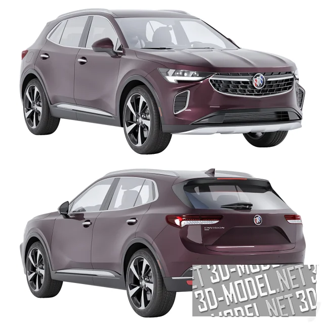 3d-модель Кроссовер Buick Envision
