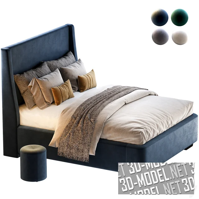 Кровать Defense с пуфом Kofi от Divan.ru