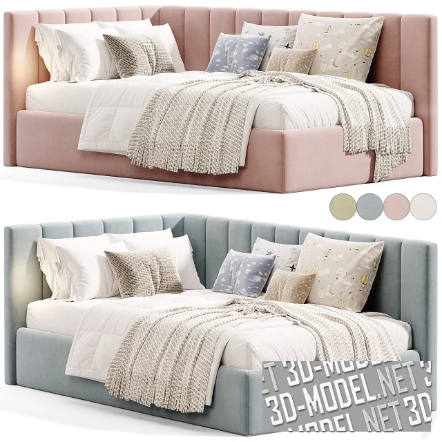 3d-модель Кровать от Green line – Olvia