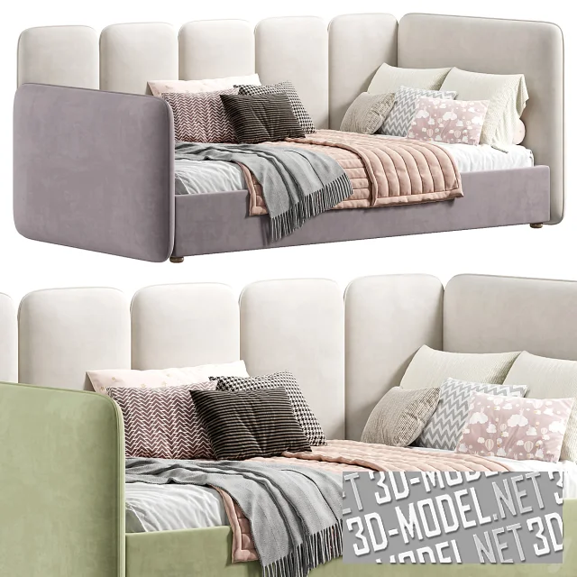 Кровать Wheelhouse для детской, 3 цвета обивки