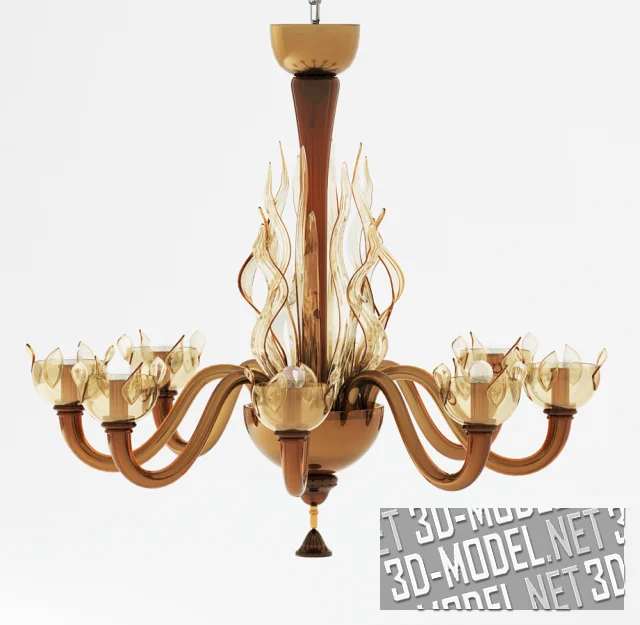 3d-модель Люстра Fuoco De Majo