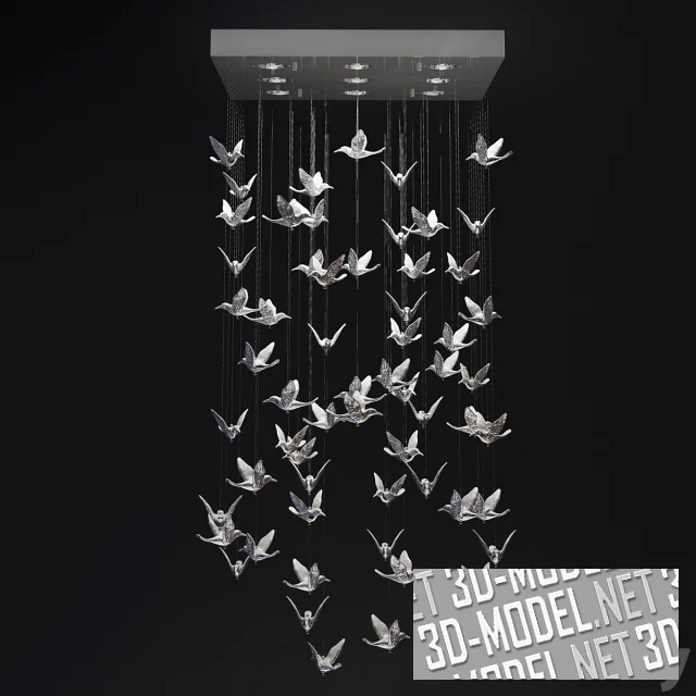 3d-модель Люстра Flying Birds от KARE Design