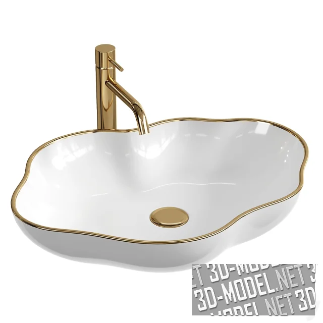 3d-модель Накладная раковина Pearl от REA