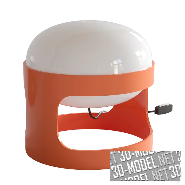 Настольный светильник KD 27 от Joe Colombo для Kartell