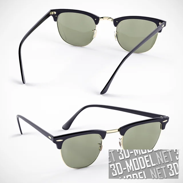 3d-модель Очки солнцезащитные Ray-Ban