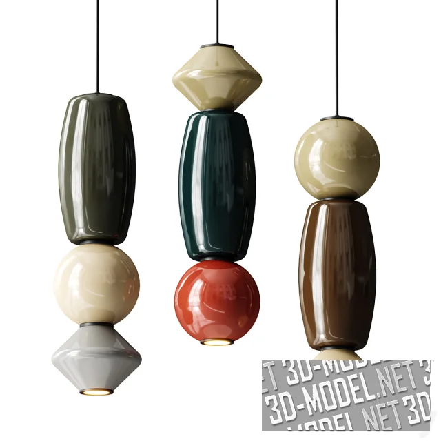 3d-модель Подвесные светильники Papi от Aromas del Campo