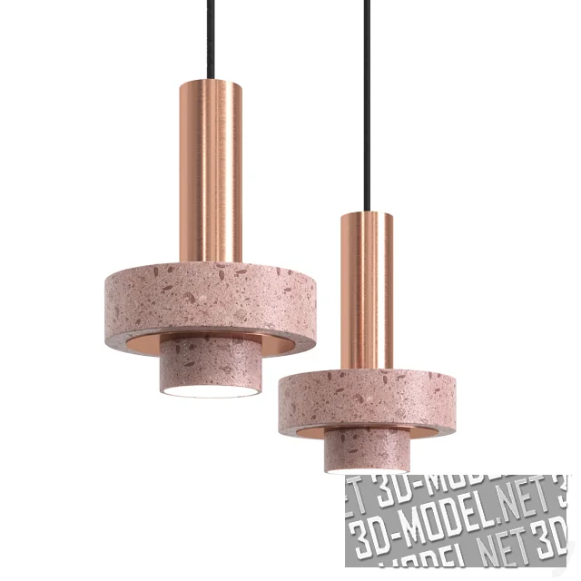 3d-модель Подвесы Cantera Rosa, Copper Ambra