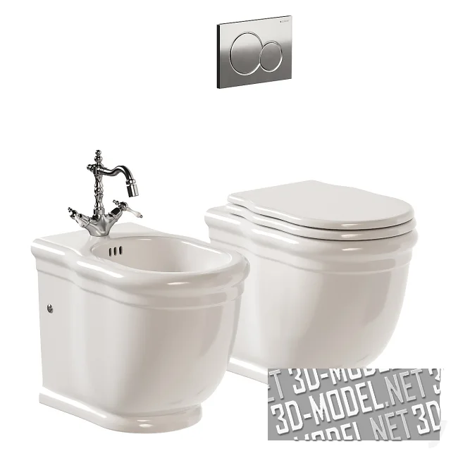 3d-модель Приборы Artceram Hermitage WC