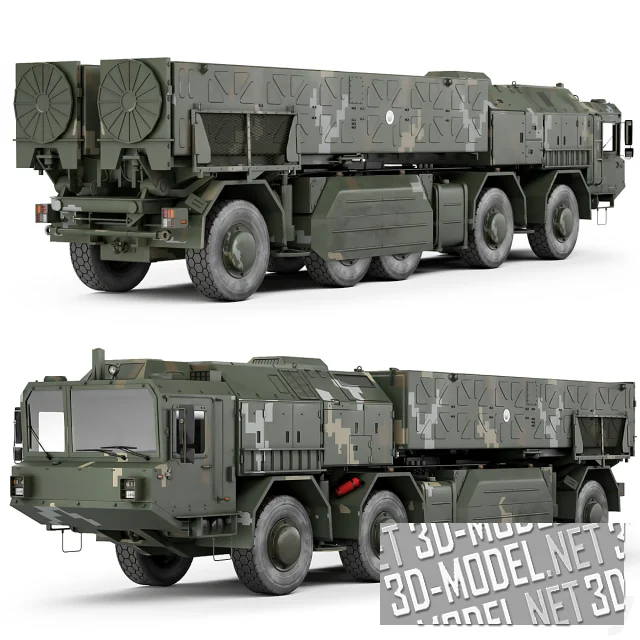 3d-модель Ракетный комплекс «Гром-2»