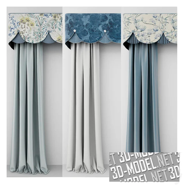 3d-модель Шторы из тканей от Designers Guild
