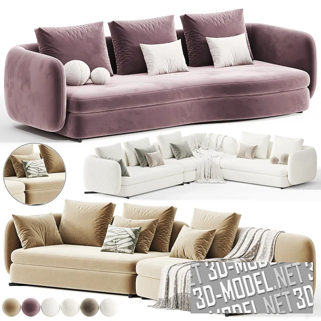 3d-модель Система сидений Saint-Germain