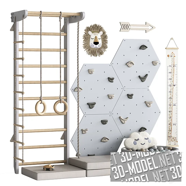 Спортивный уголок и декор для детской