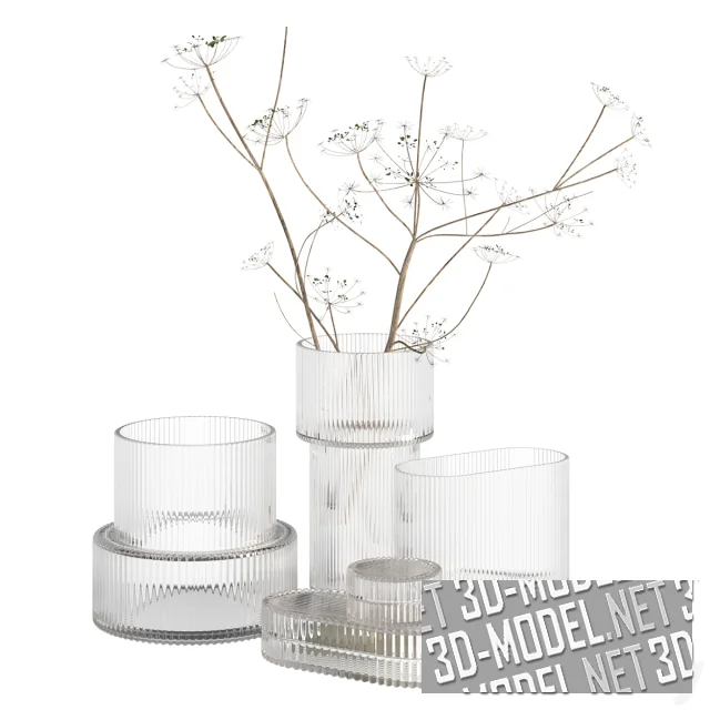 Стеклянные вазы от H&M Home