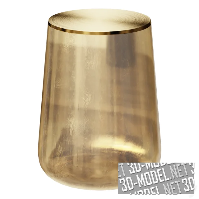 3d-модель Стеклянный кофейный стол La Redoute Conopee