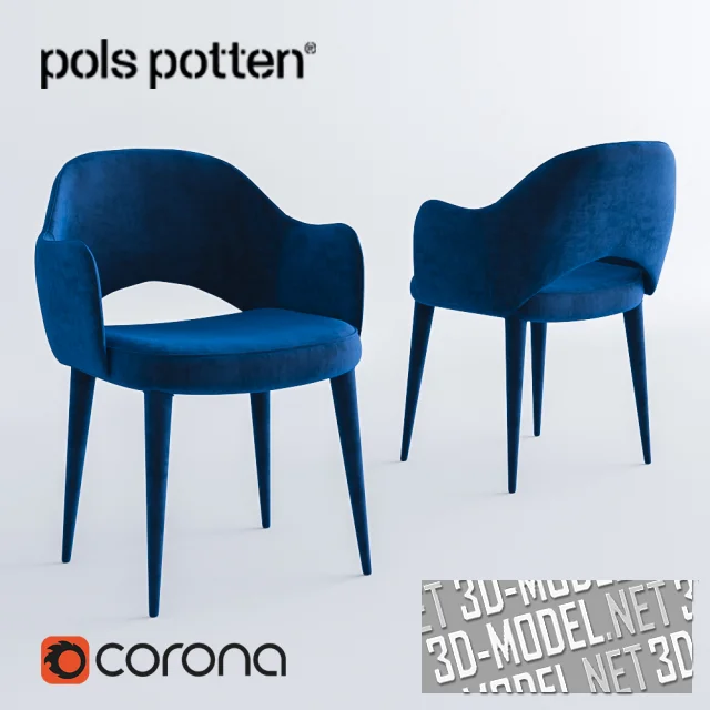 3d-модель Стул Сosy от Pols Potten