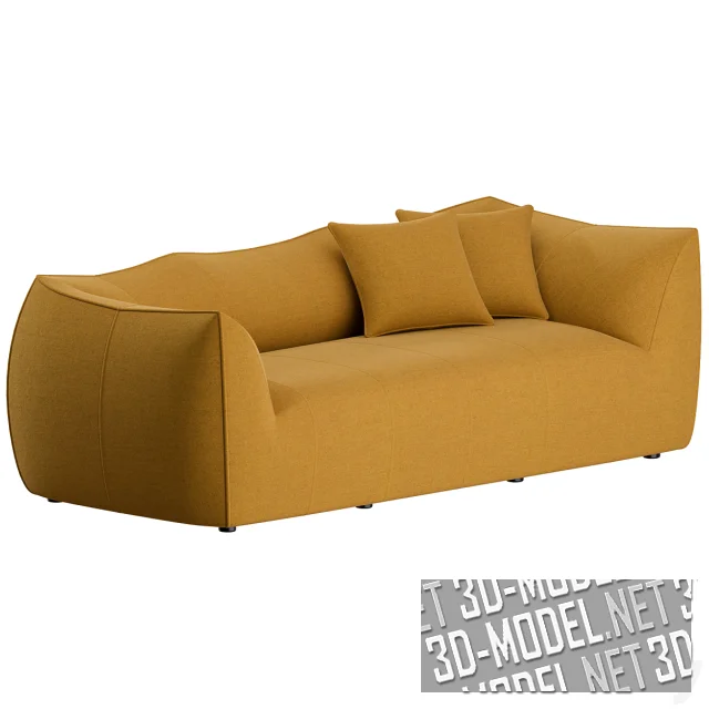3d-модель Трехместный диван Le Bambole