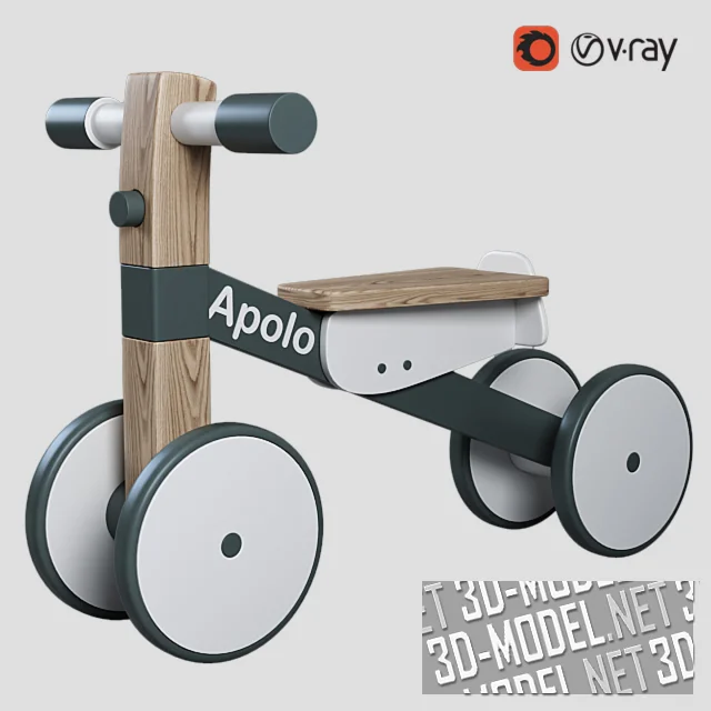 3d-модель Велосипед Apolo