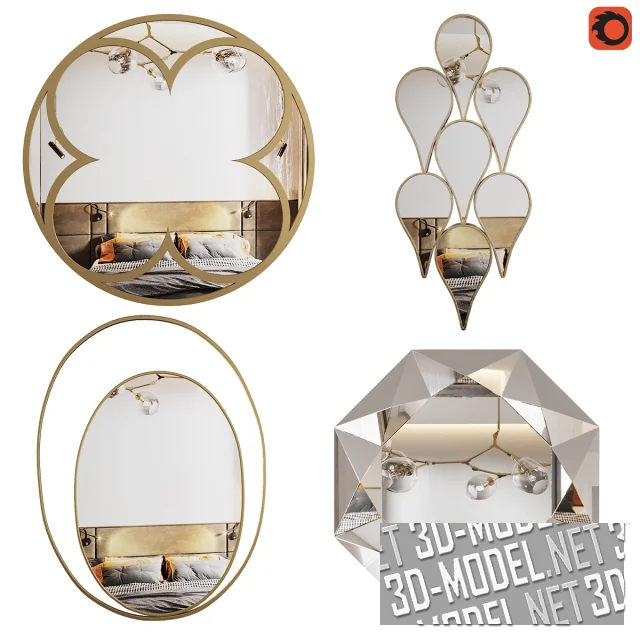 3d-модель Зеркала от Garda Decor