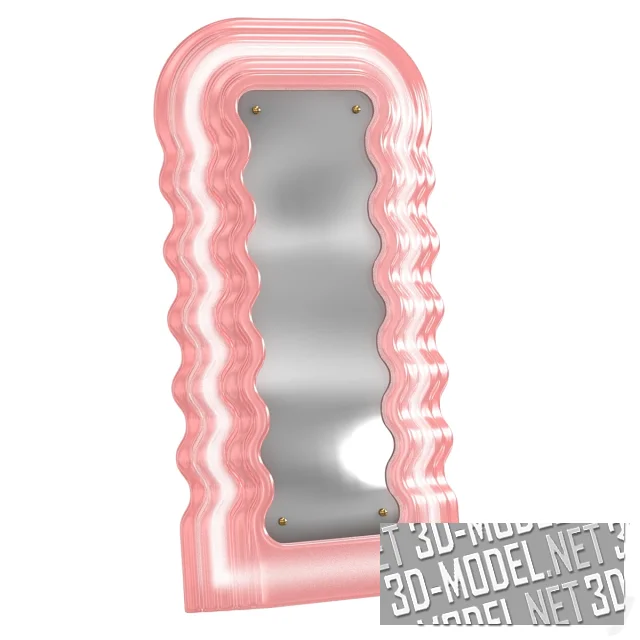 3d-модель Зеркало-светильник Ultrafragola Poltronova