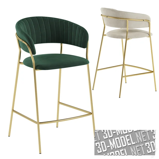 3d-модель Барный стул Bradex Home Turin
