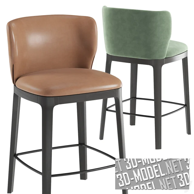 3d-модель Барный стул Joy too от Bonaldo