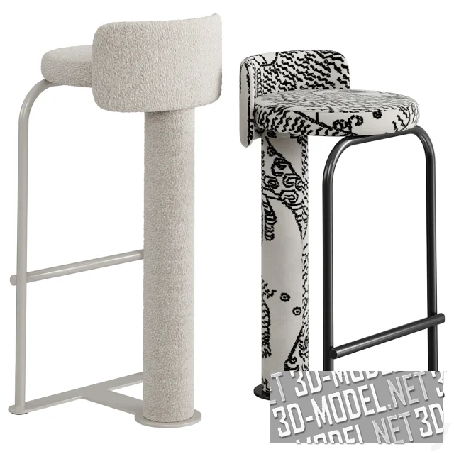3d-модель Барный стул WOO FOX от Dmytro Kozinenko