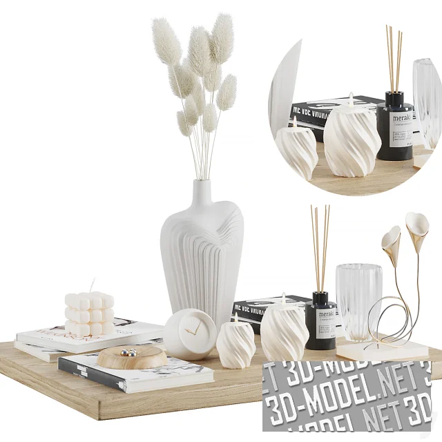 Декоративный сет с Лагурусом