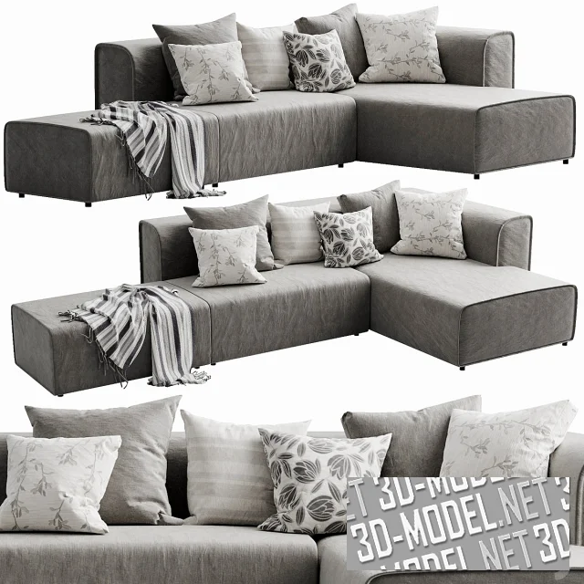 3d-модель Диван Kare Infinity