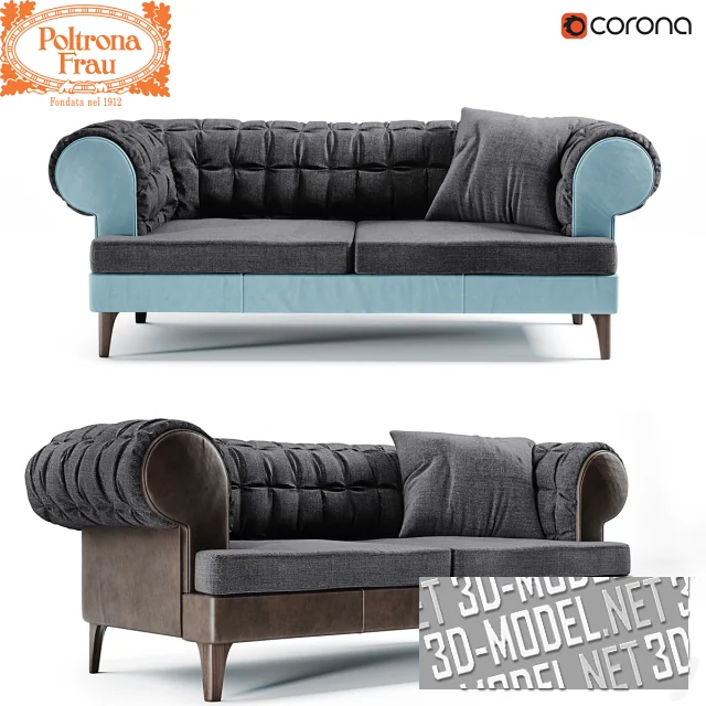 3d-модель Диван Manto, 2 цвета