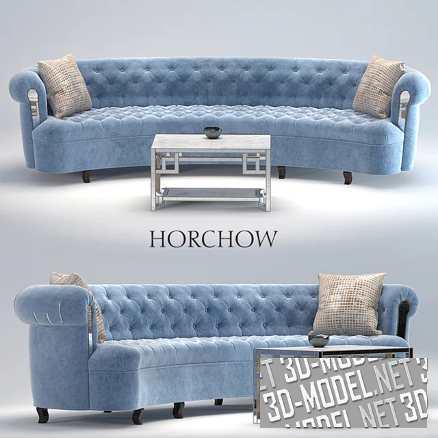 3d-модель Диван Rebecca Mirrored от Rebecca Mirrored Sofa