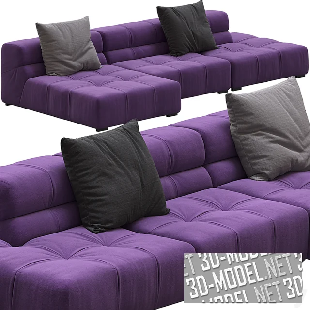 3d-модель Итальянский диван Tufty-Time