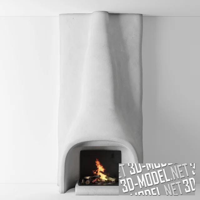 3d-модель Камин «Shkrub House» от Sergey Makhno Architects