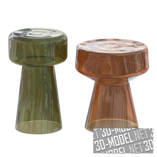 3d-модель Кофейные столики PURNIA и GUNTUR от Dome deco