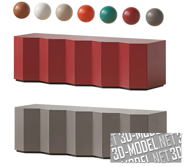 3d-модель Комод Zanotta Z24 727B