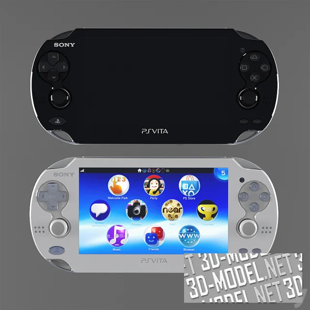 3d-модель Консоль PS Vita от Sony Computer Entertainment