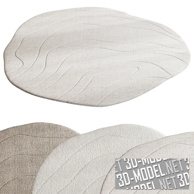 3d-модель Ковер Barba - Greige Ullmatta от Rugvista